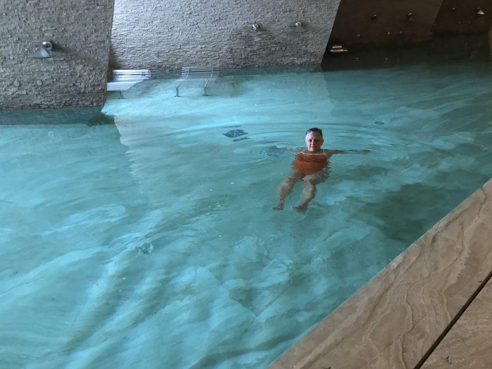 The spa pool at Grand Las Velas Resort.LINDA WESTERMAN